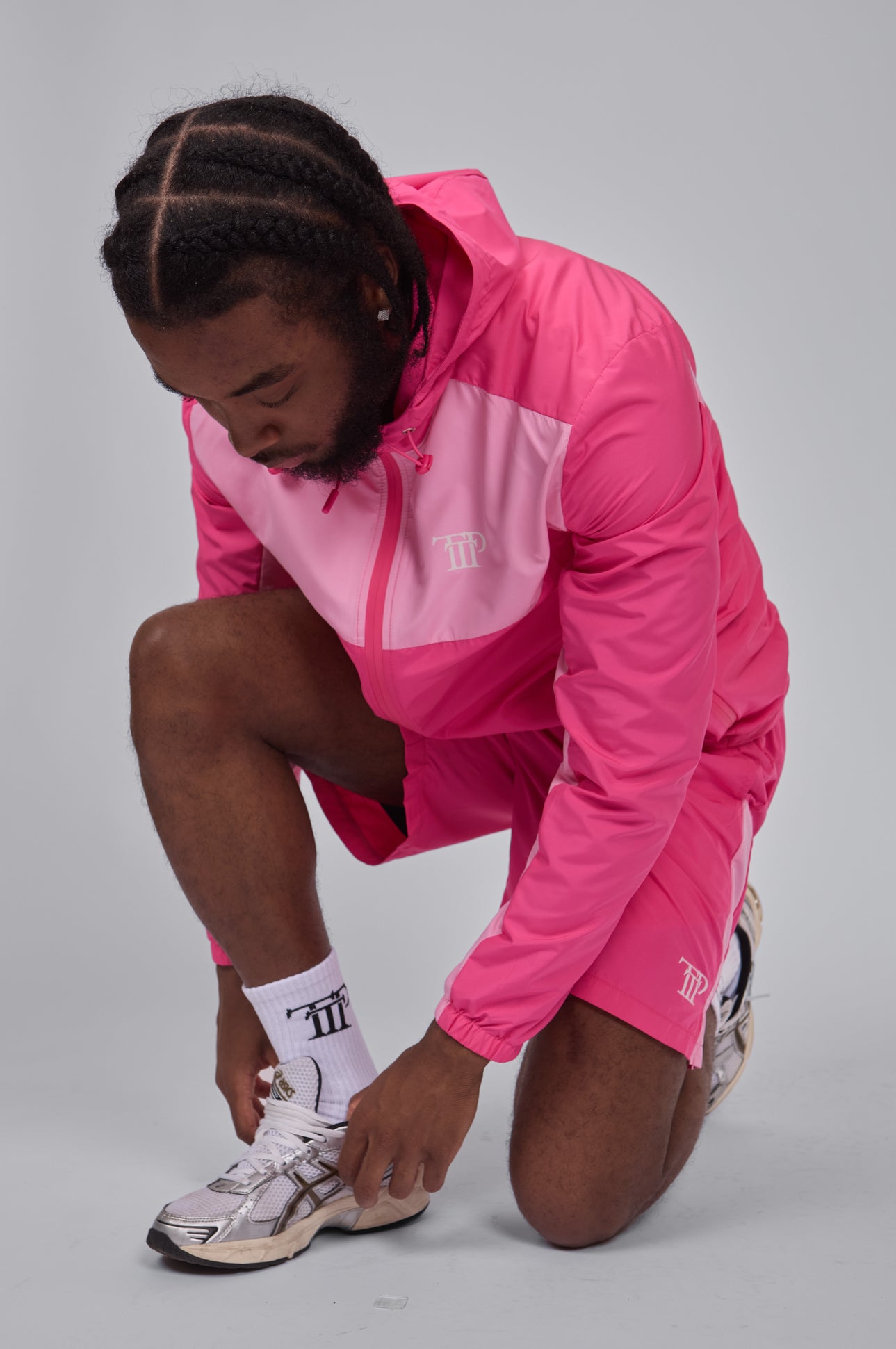 Pink Combo Windrunner Shorts