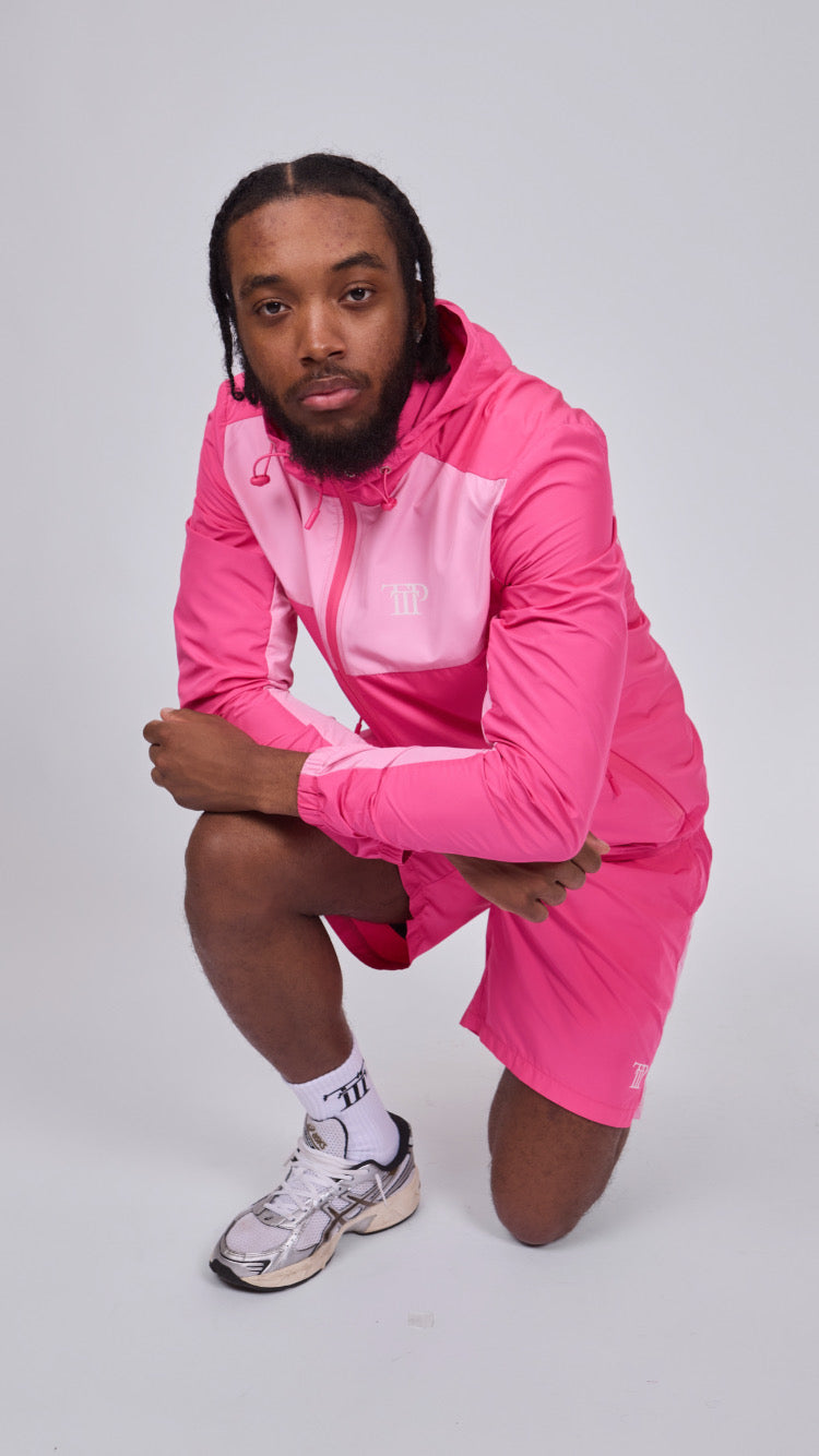 Pink Combo Windrunner Shorts