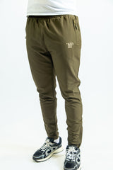 Mens Pro Active Tapered Fit Tracksuit Bottom- Khaki 04