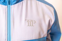 Mens Pro Active Tapered Fit Tracksuit Top- Blue/Grey 05