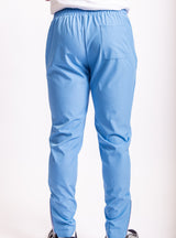 Mens Pro Active Tapered Fit Tracksuit Bottoms- Blue/Grey 05